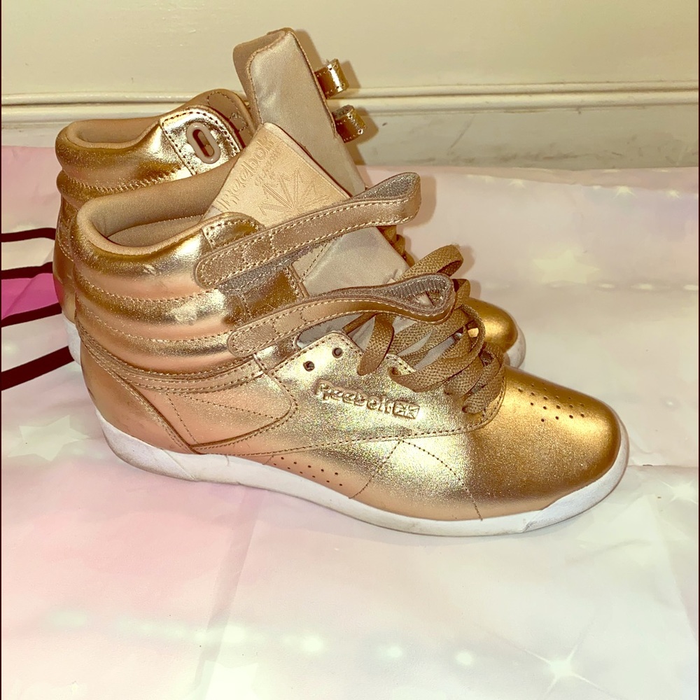 Gold Reebok